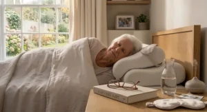 A thoughtfully wrapped orthopaedic pillow set, ideal for elderly comfort and wellbeing.