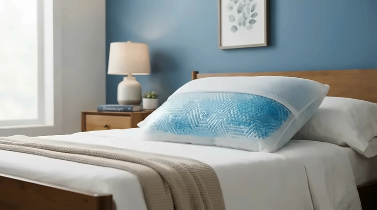 A temperature-regulating king size pillow for back sleepers with advanced cooling technology for night-long comfort.